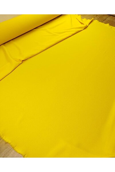 Kumaş Parça 133 cm Lățime crepon galben