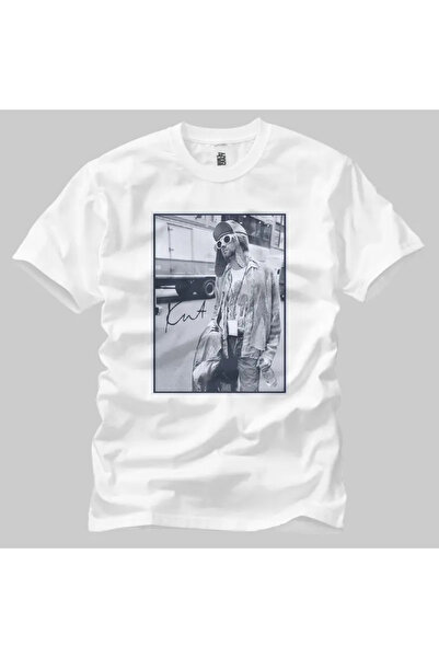 Built By Crazy Portret Nirvana Cobain Tour Bus unisex majica