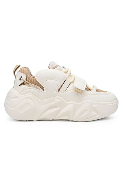 Tmall Women's sports shoes, Made of eco-leather, D1334, Khaki