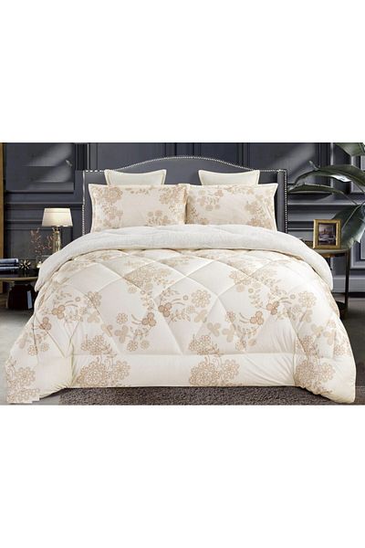HOURS Horse Comforter Set, Durable, Soft, and Distinctive Fabric, 8 Pieces, Embossed Fur, Amira-03