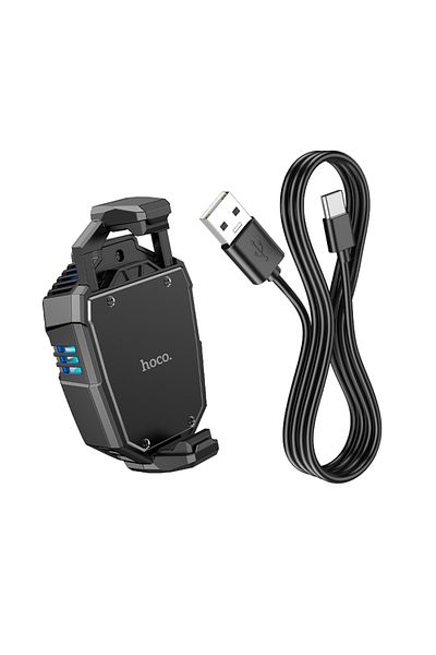 REDz Accessories HOCO GM10 Phone Cooler, Ultra Silent, Fast Cooling, LED Light, Black