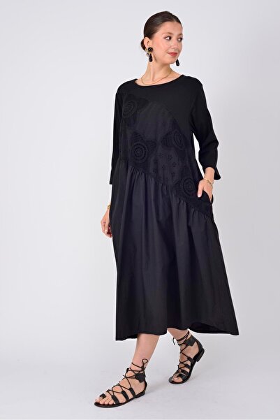 Park Moda 11081 LOVA FİSTO DETAYLI ELBİSE