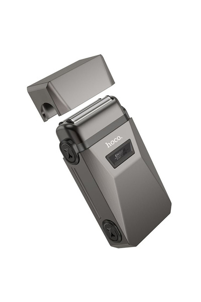 REDz Accessories Ξυριστική μηχανή Hoco HP31, ηλεκτρική και φορητή, αθόρυβη και αδιάβροχη, μεταλλική, μαύρη