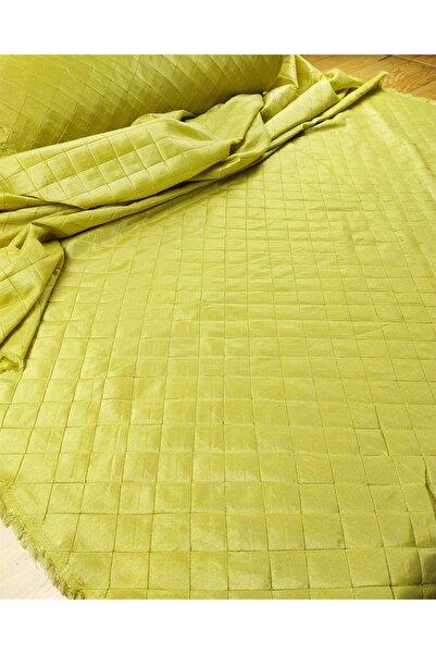 Kumaş Parça فستق منسوج بنمط البقلاوة الخضراء العرض: 130 سم