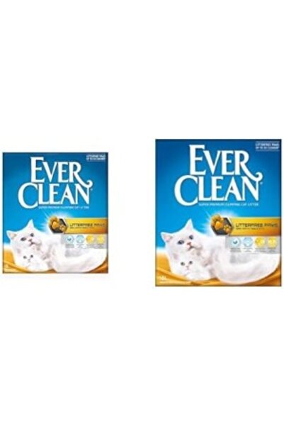 Ever Clean Litterfree Paws Cat Litter, 6 L and Ever Clean Litterfree Paws Cat Litter 10 L