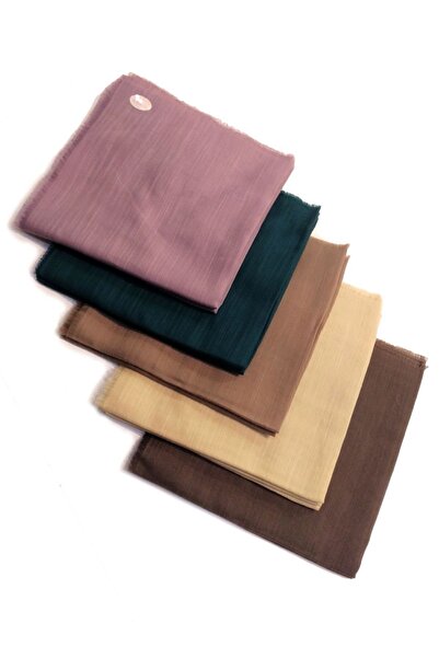 Gülistan Τετράγωνο κάλυμμα κεφαλής από βαμβακερή βισκόζη - 10 τεμάχια