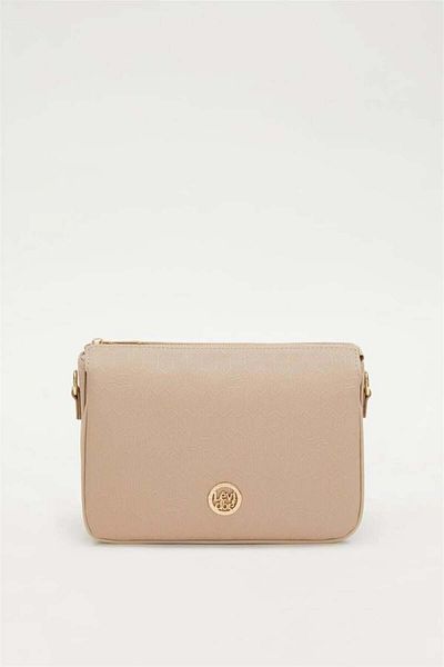 Levidor Mink Honeycomb Embossed Shoulder Bag