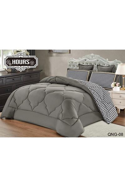 HOURS Horse Comforter Set, Made of Durable, Soft and Distinctive Fabric, 6 Pieces, King Size, Double