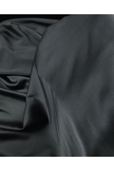 Kumaş Parça Conținut sintetic țesut negru mat - 150 cm