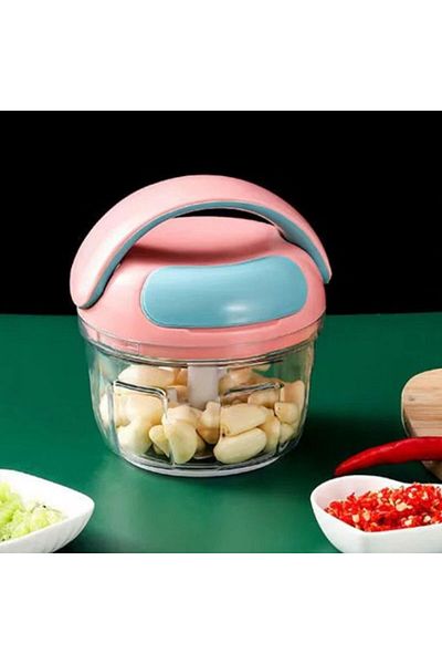 Muchmy Manual Mini Hand Chopper Garlic Onion Slicer Dried Chili Spice Grinder Food Mincer