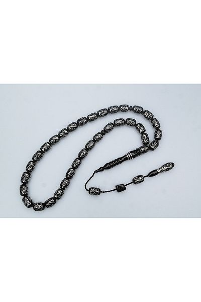 Skygo Oltu Stone Ram Head Model Rosary