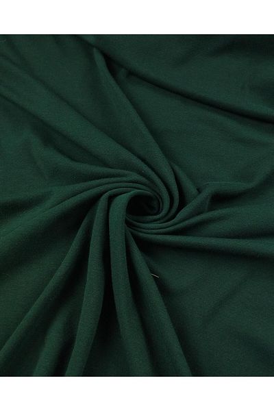 Kumaş Parça Drohie cu model verde smarald moale - tricotat elastic, în tonuri Lățime: 140 cm