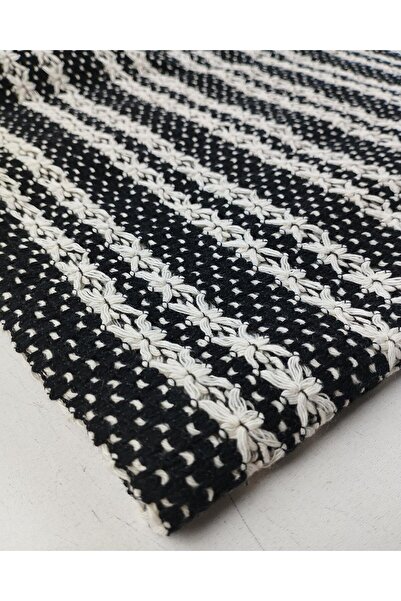 Kumaş Parça Yazlık Triko Ekru Siyah Renklerde (En 130 cm x Boy 160 cm)