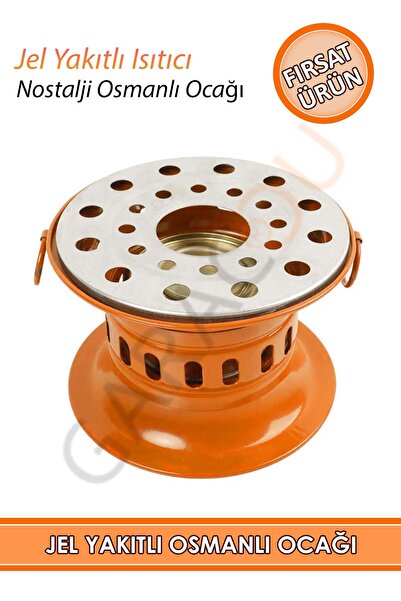 garaccu Osmanlı Ocağı Reşo Jel Yakıtlı Piknik ve Kamp Tüpü Turuncu - 1 Adet Y...