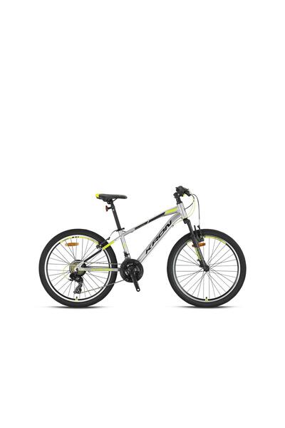 Kron XC 75 - 24 MTB - 13' - 21 Vites - M.DISC - Mat Gri-Siyah/Neon Sarı