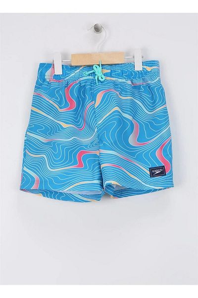SPEEDO 8- 00318916525   Pantaloni scurți Costum de baie pentru băiat 13" Wsht Jm - Digi Prt