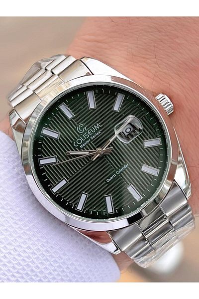 Coliseum Steel Band Calendar Dial Boxed Series Men's Wristwatch FT.RL.8742.S1