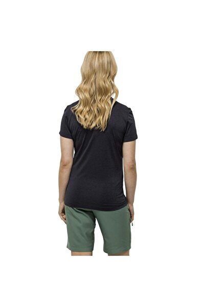 Jack Wolfskin 1801693 Crosstrail t Women Women's T-Shirt Anthracite