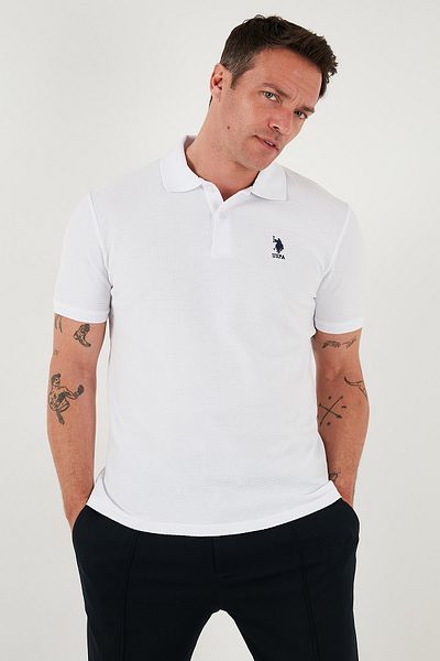 U.S. Polo Assn. U.S. Polo Logo Cotton Regular Fit Button Polo Collar t Shirt Men t Shirt G081Gl0112106339