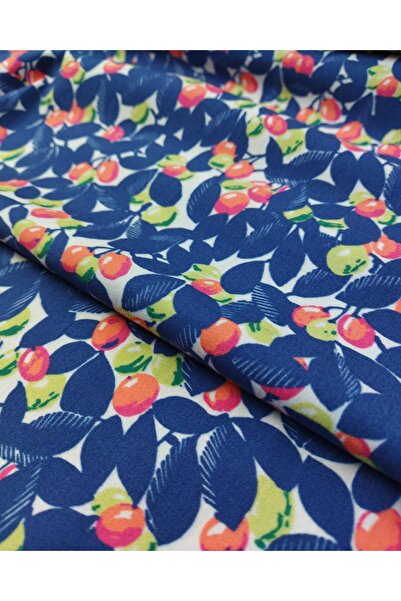 Kumaş Parça Синьо-червоно-зелений бавовняний тканий виріб - 150x220 см