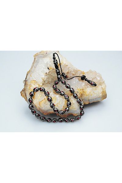 Skygo Oltu Stone Beyzi Model Fountain Red Processing Rosary