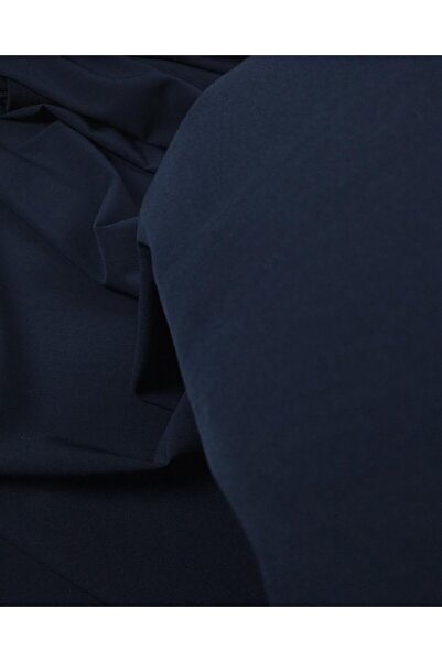 Kumaş Parça 140 cm Crepon Fluid - Flexibil Culoare Bleumarin Latime