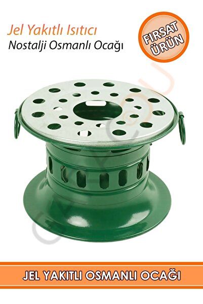 garaccu Osmanlı Ocağı Reşo Jel Yakıtlı Piknik ve Kamp Tüpü Yeşil - 1 Adet Yak...