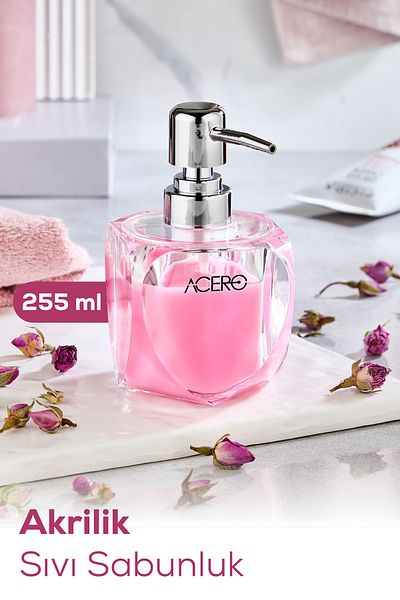 Vienev Acrylic Liquid Soap Dispenser 255 ml Transparent 1992