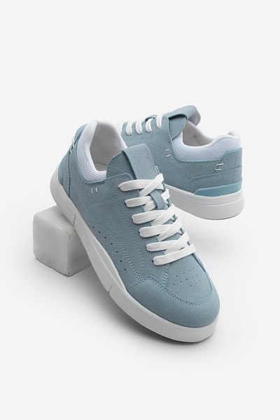 Marjin Dámské tenisky šněrovací sportovní obuv Tefze Blue Suede