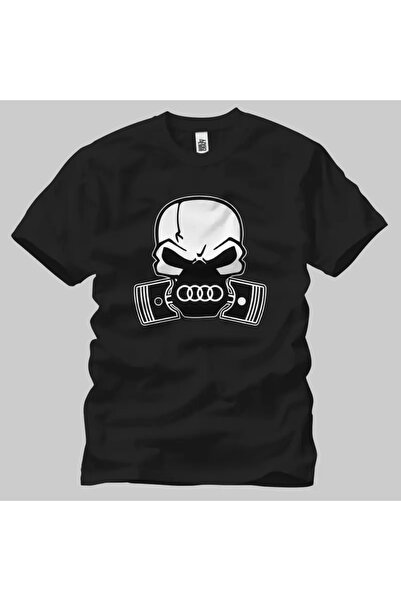 Built By Crazy Tricou unisex Audi Skull Quattro