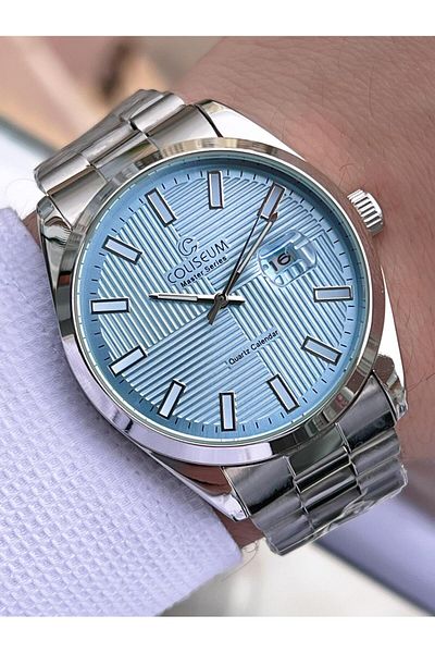 Coliseum Steel Cord Calendar Dial Boxed Series Men's Wristwatch Ft.Rl.8742.S4