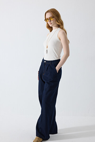 KUAD Palazzo Kesim Denim Pantolon