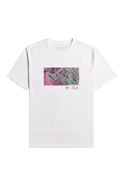 RVCA EVYZT00101 Μπλουζάκι Ανδρικό T-Shirt Balance Box Ss Λευκό