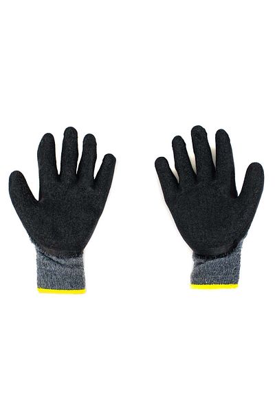 BSP Guard Set 12 Work gloves, Ombre pattern, Grey, size 9