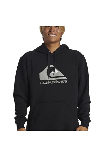 Quiksilver Aqyft03356-999 Big Logo Men's Sweatshirt Black