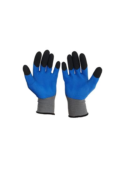 BSP Guard Set 12 Work Gloves - Blue with Black and Grey - BSP Guard