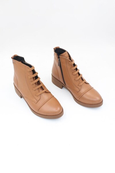 ENDİCAN 940 1409 Hakiki Deri Kadın Bot TABA