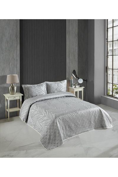 Stylish Home CUVERTURA PENTRU PAT 240 x 260 CU 2 FETE DE PERNA 50 x 70 NUR