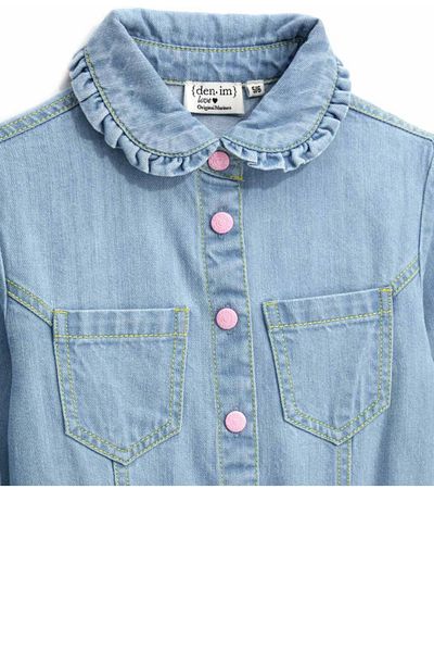 ORIGINAL MARINES Girl's Denim Dress 3-8 Years Blue