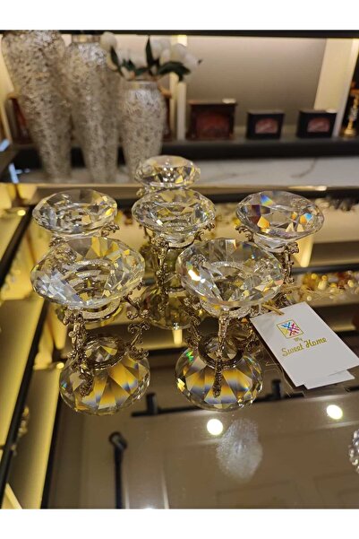 ZAMAK AYAKLI KRİSTAL YÜZÜKLÜK GÜMÜŞ