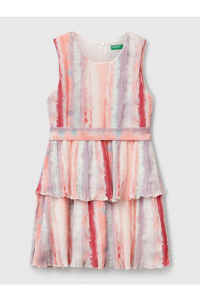 Benetton Girl's Tie Dye Dress 6-14 Years Pink
