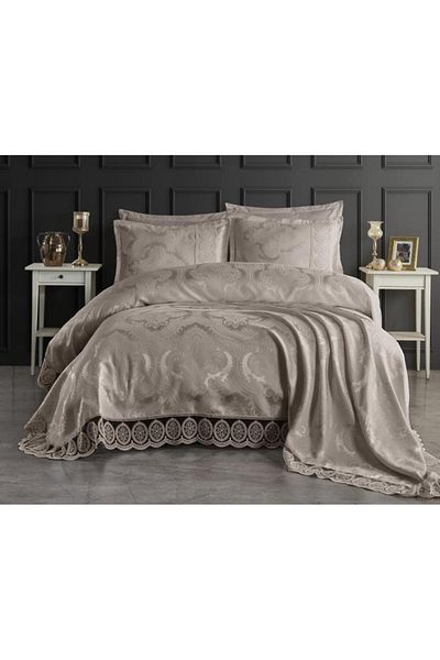 Stylish Home BED BLANKET 240 x 260 WITH 2 PILLOWCASE 50 x 70 AYBUKE