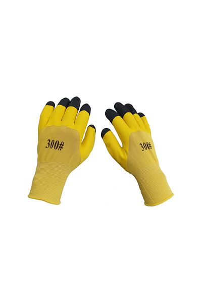 BSP Guard Set 12 Work Gloves - Yellow with Black - BSP Guard