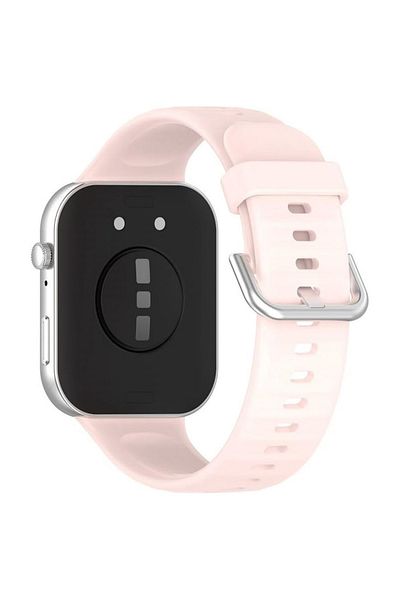 REDz Accessories Curea sport din silicon, compatibilă cu Huawei Watch Fit 3, subțire, reglabilă, roz