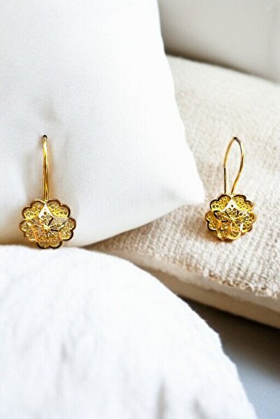 Altınaşkı Gül Altın Küpe