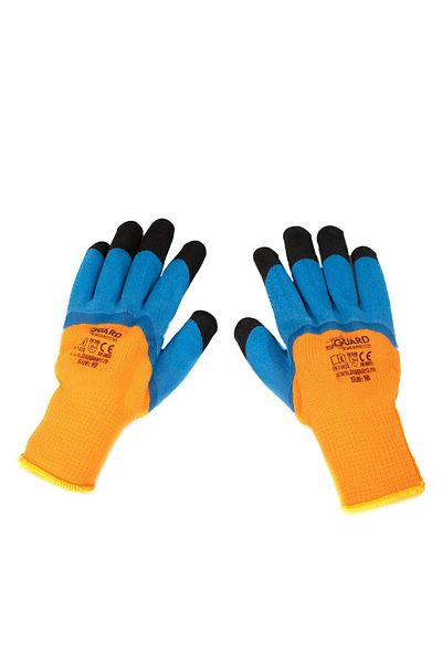BSP Guard Set 12 Work gloves, Oro model, blue and orange, size 10