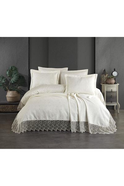 Stylish Home BED BLANKET 240 x 260 WITH 2 PILLOWCASE 50 x 70 MIRAY