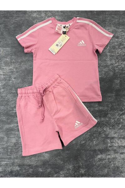 OEM بدلة شورت مطبوعة باللون الوردي