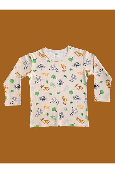 çamaşır bahçesi kendinize iyi bakın Long Sleeve Patterned Children's Pajama Set # Printedchildren's Pajamasuit # Laundry Yard # Kitty Pattern Pajamas