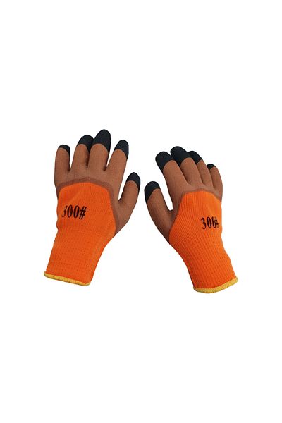BSP Guard Set 12 Work Gloves - Brown with Black and Orange - BSP Guard